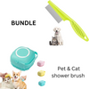 Bundle - Metal and Massage Brush for Pets & Cats