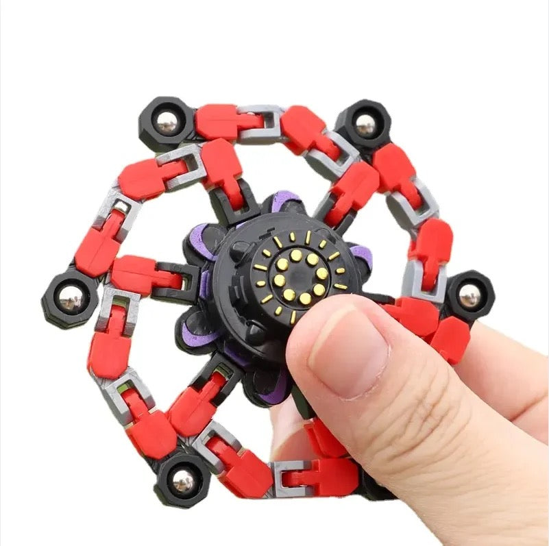 Four Transformable fingertip gyro spinner